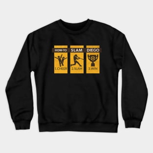 cintage slam diego wins Crewneck Sweatshirt